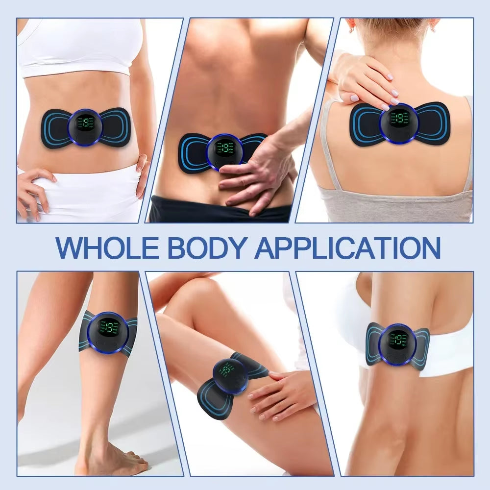 Massageador Elétrico Do Pescoço Do,Mini Massageador, Estimulador De Remendo Cervical Traseiro, Massageador Mat
