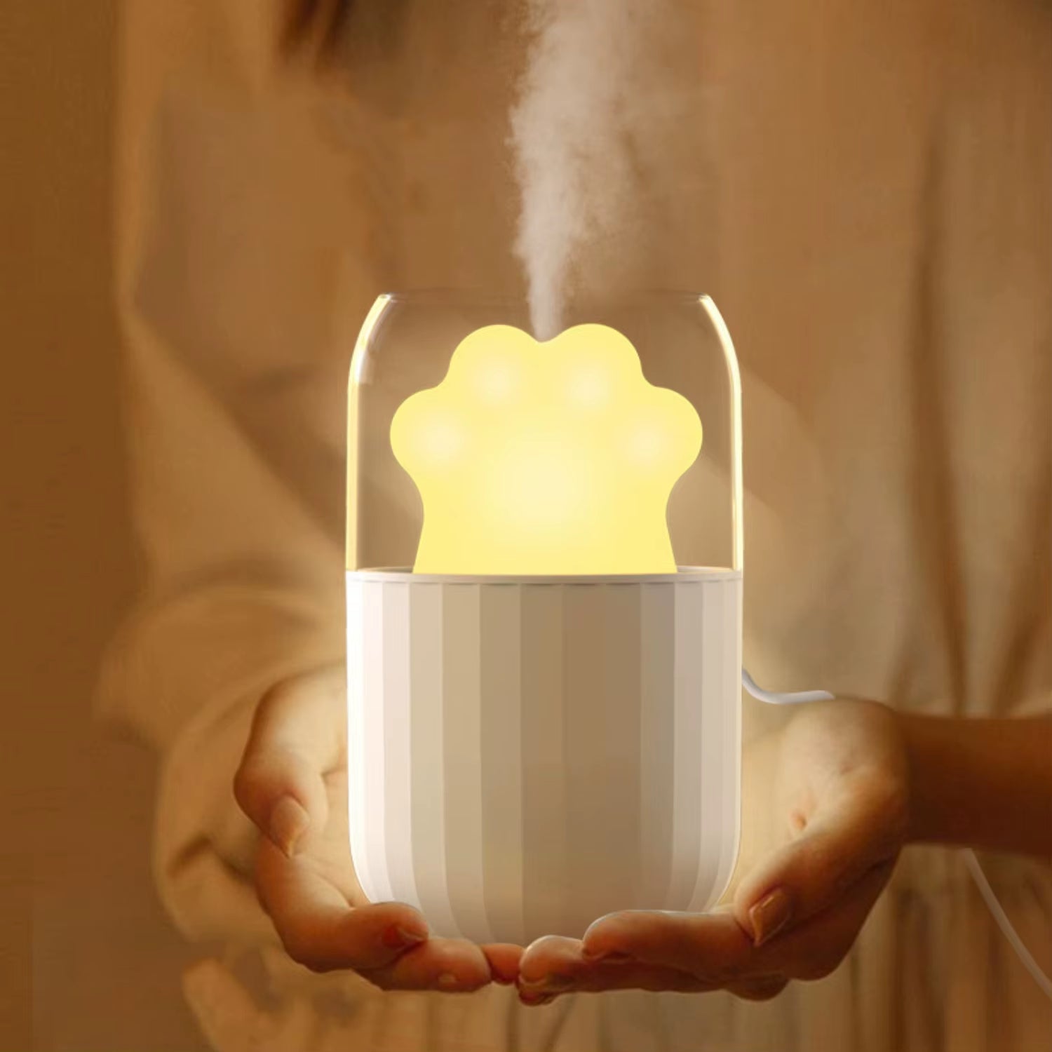Mini Cat Claw Humidifier | Emotional Light | Improve Breathing and Sleep | Health Air Purifier