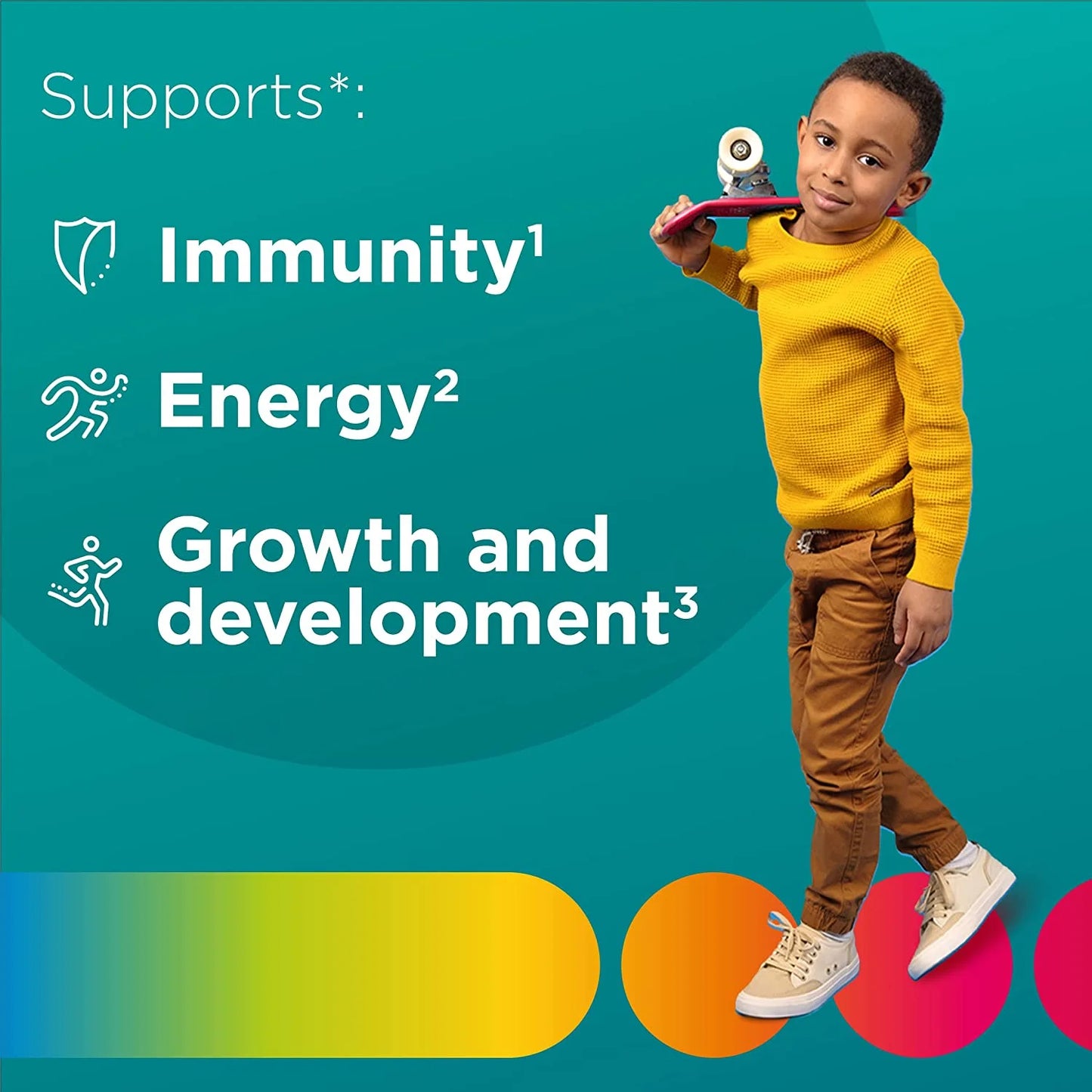 Kids Multivitamin Gummies, Tropical Punch, Made with Natural Flavors, 110 Count, 110 Day Supply