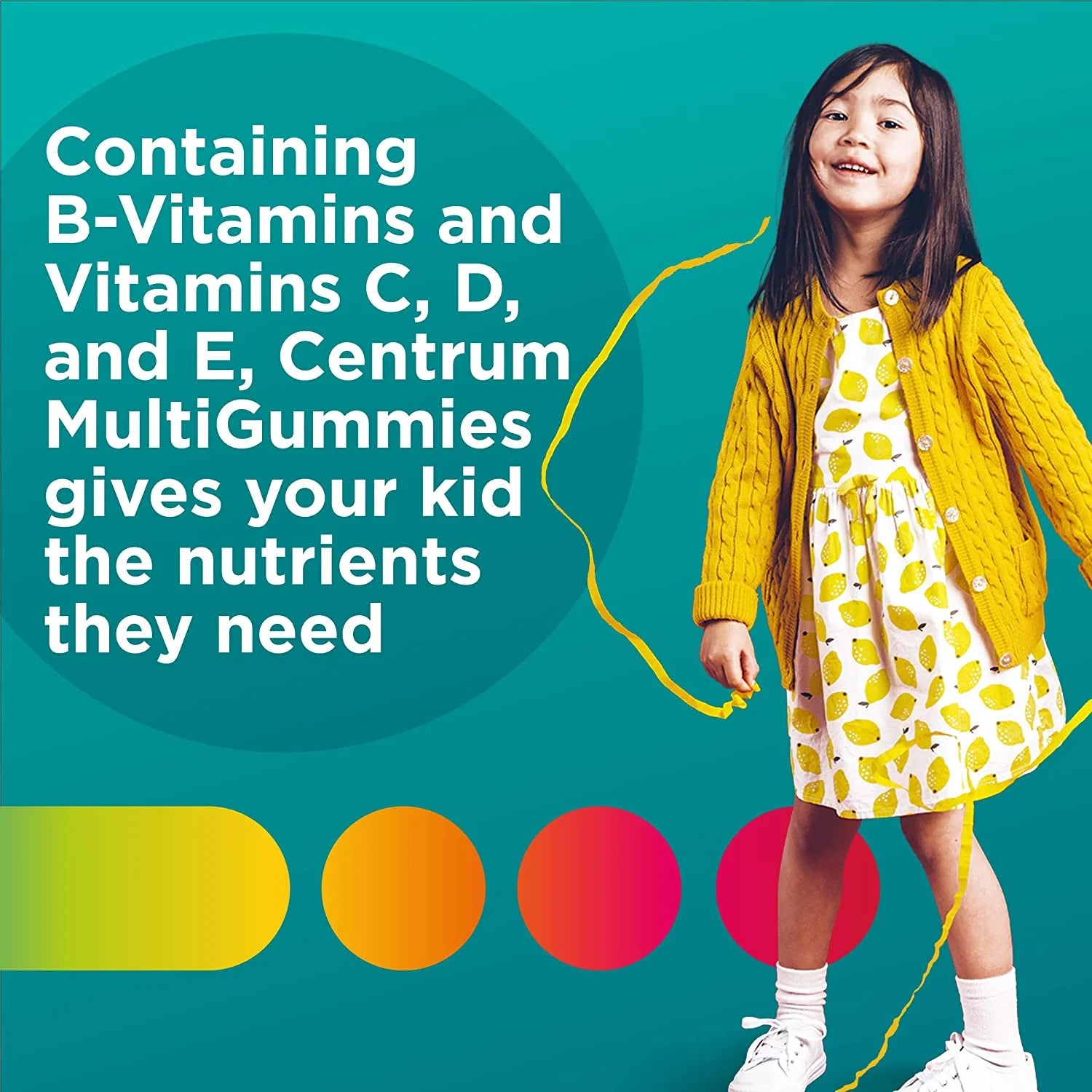 Kids Multivitamin Gummies, Tropical Punch, Made with Natural Flavors, 110 Count, 110 Day Supply