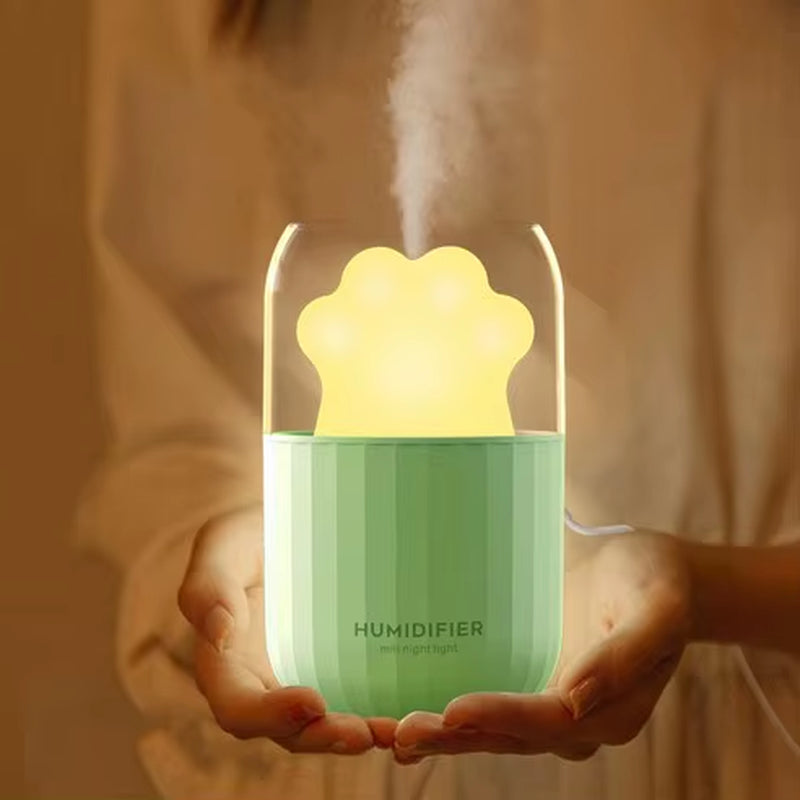 Mini Cat Claw Humidifier | Emotional Light | Improve Breathing and Sleep | Health Air Purifier