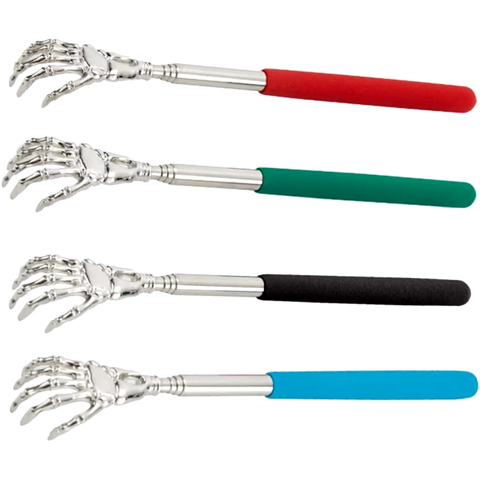 Stainless Steel Back Scratcher Telescopic Scratching Massager Extendable Itch Old Man Happy Health Products Hackle Handicrafts