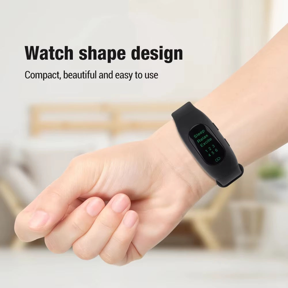 CES Sleep Aid anti Snore Wristwatch Sleep Device Help Sleep Relieve Anxiety Fast Sleep Microcurrent Pulse Improve Sleep Quality