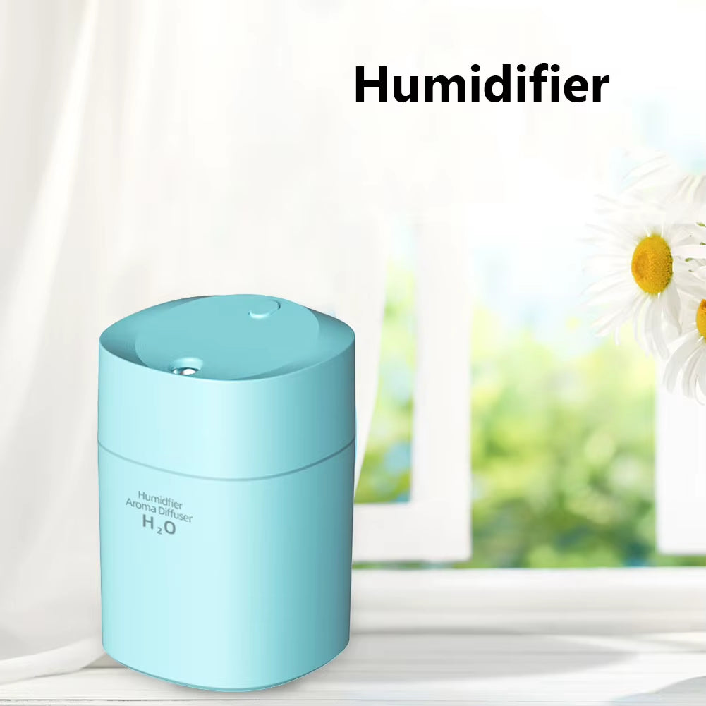 Portable Air Humidifier Essential Oil Aromatic Diffuser Silent Desktop Humidifier USB Charging for Office Bedroom