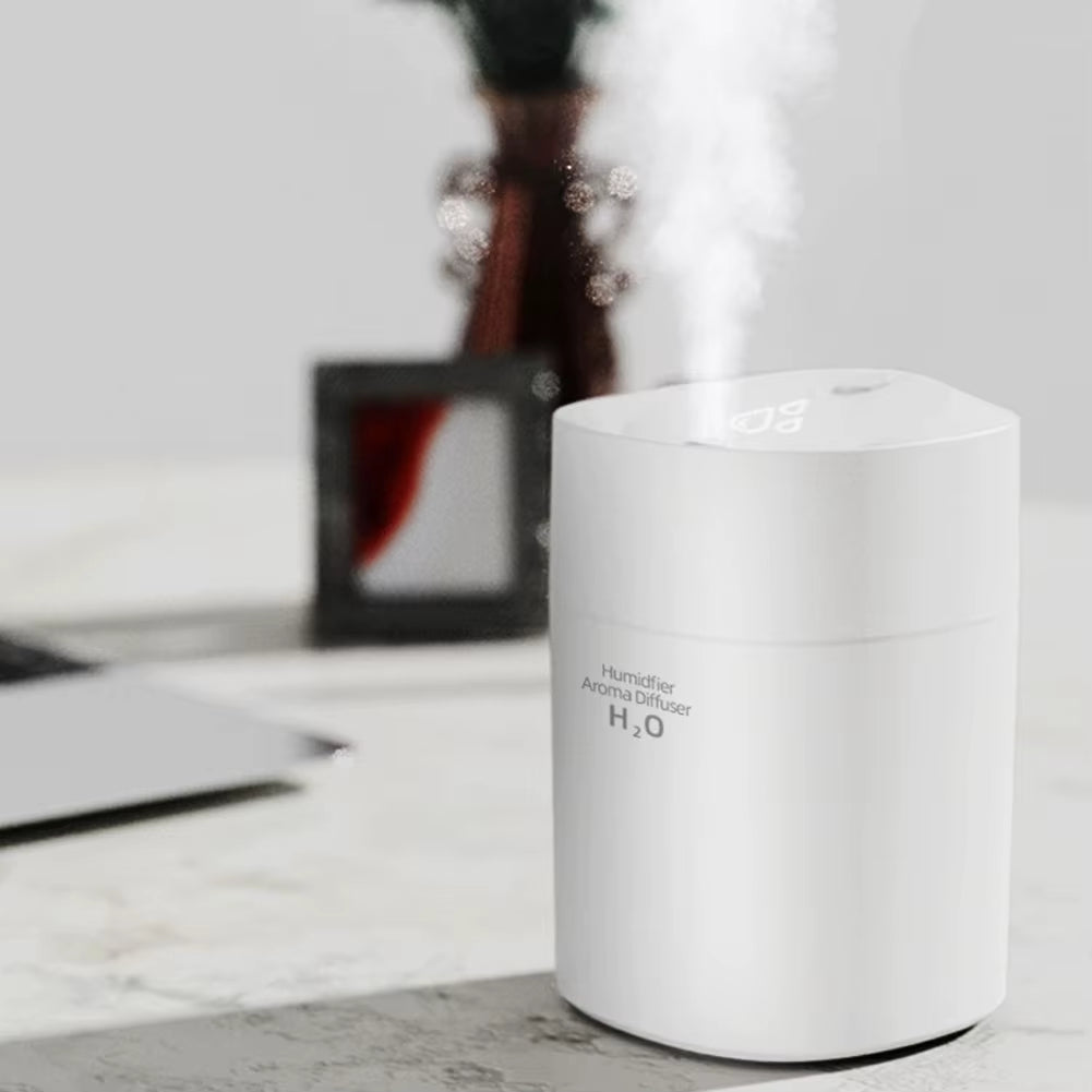 Portable Air Humidifier Essential Oil Aromatic Diffuser Silent Desktop Humidifier USB Charging for Office Bedroom